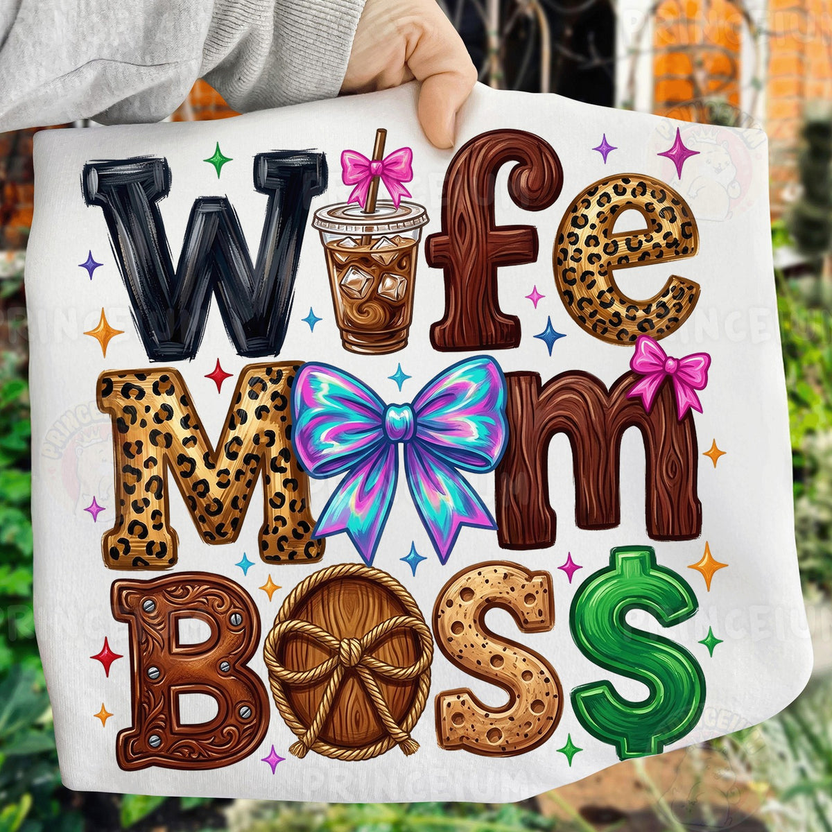 Wife Mom Boss Coffee Design