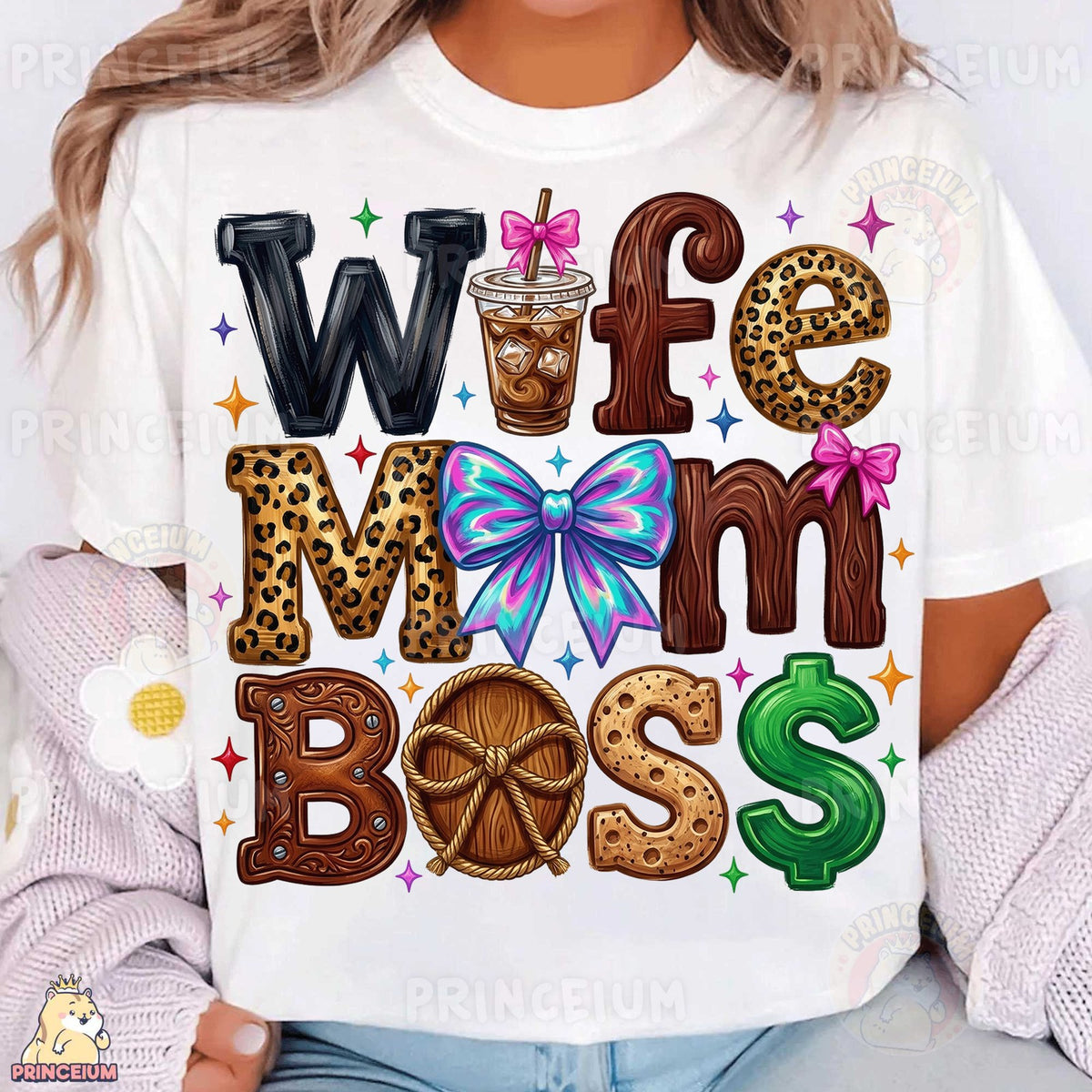 Wife Mom Boss Coffee Design