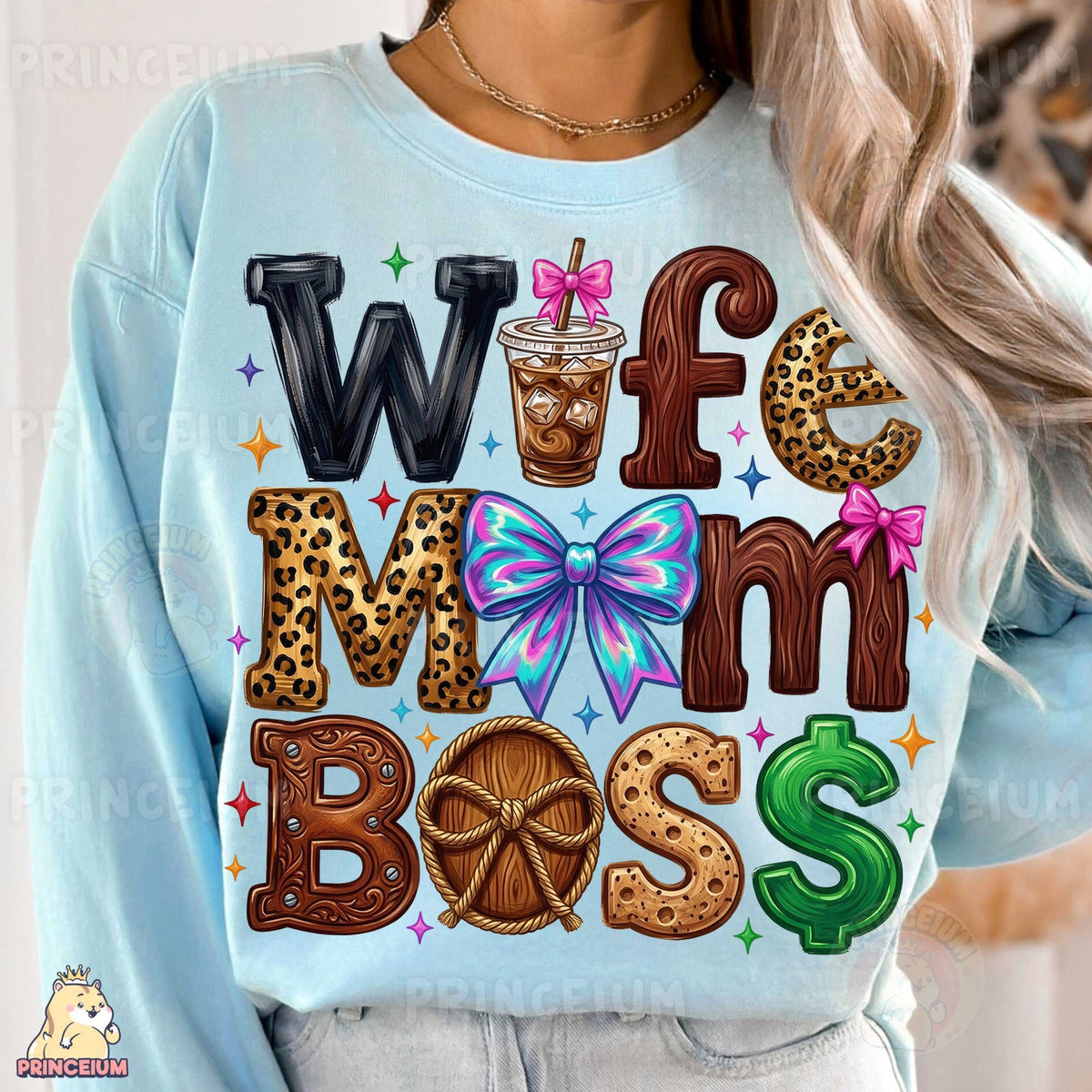 Wife Mom Boss Coffee Design