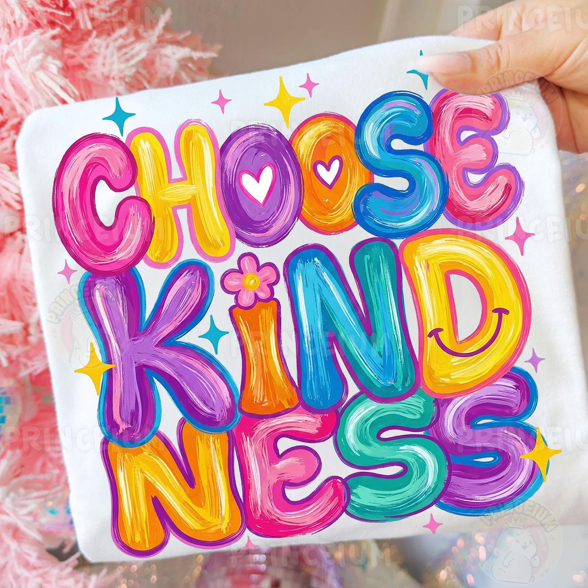 Choose Kindness Bubble Letters