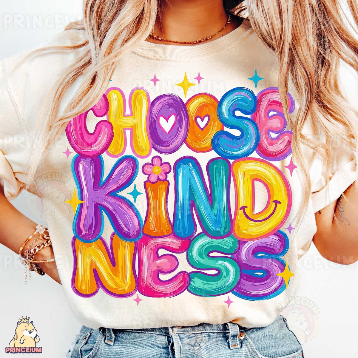 Choose Kindness Bubble Letters