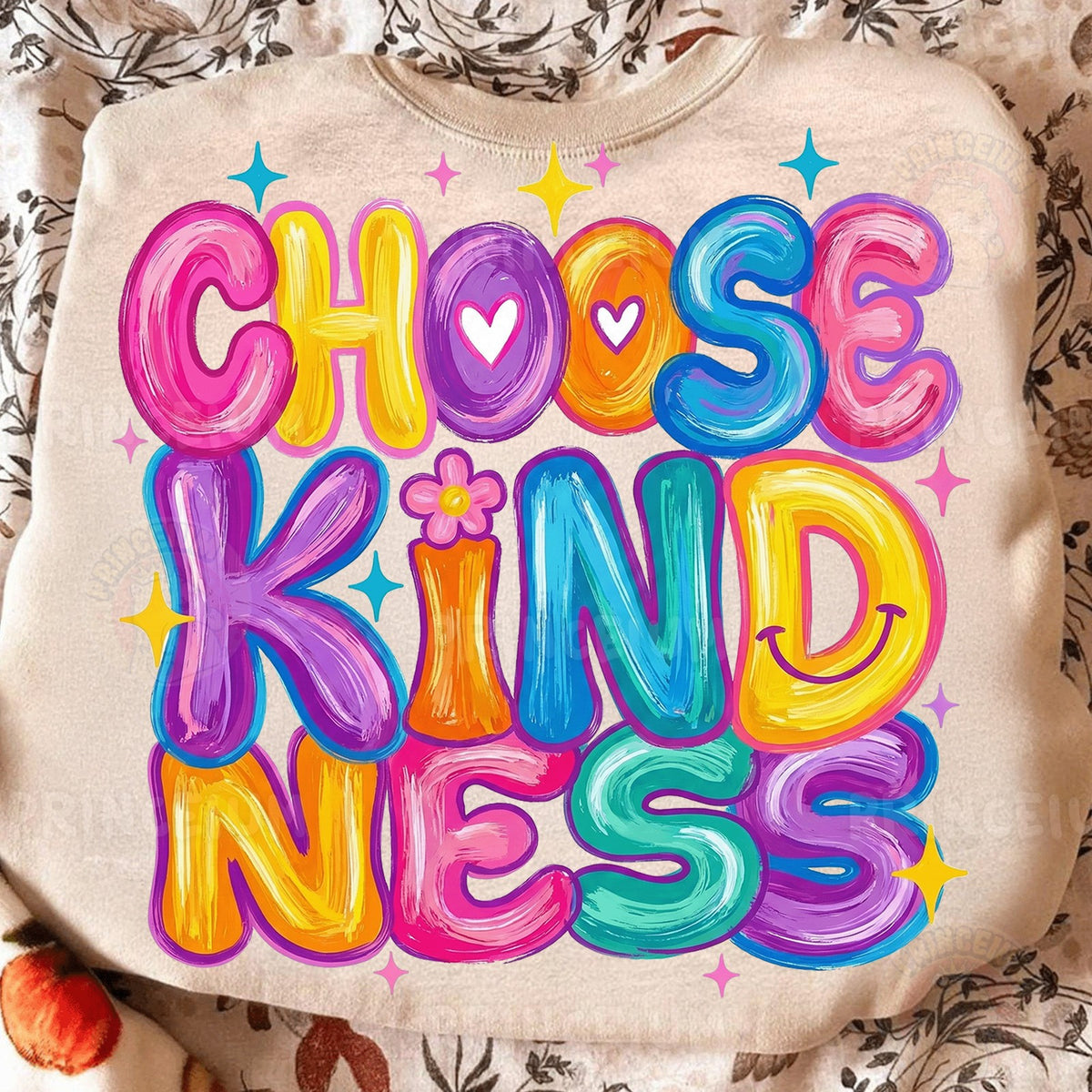 Choose Kindness Bubble Letters