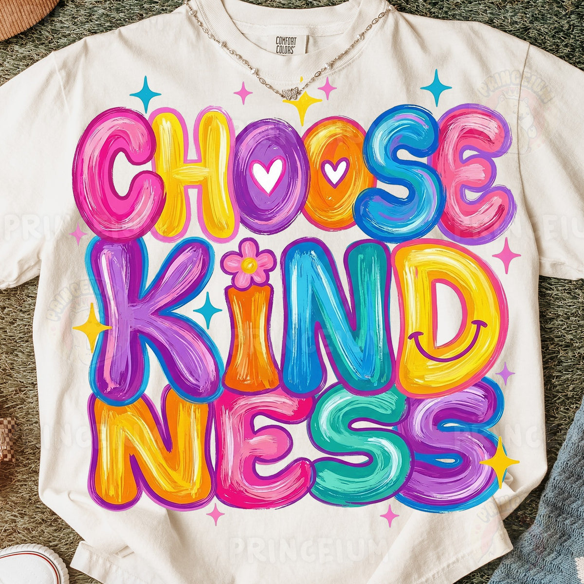 Choose Kindness Bubble Letters