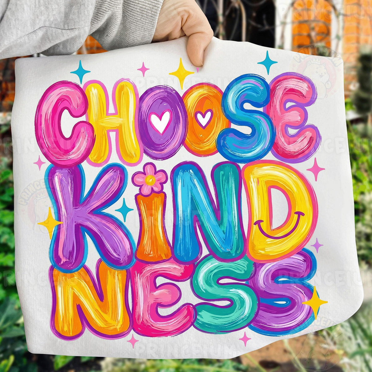 Choose Kindness Bubble Letters