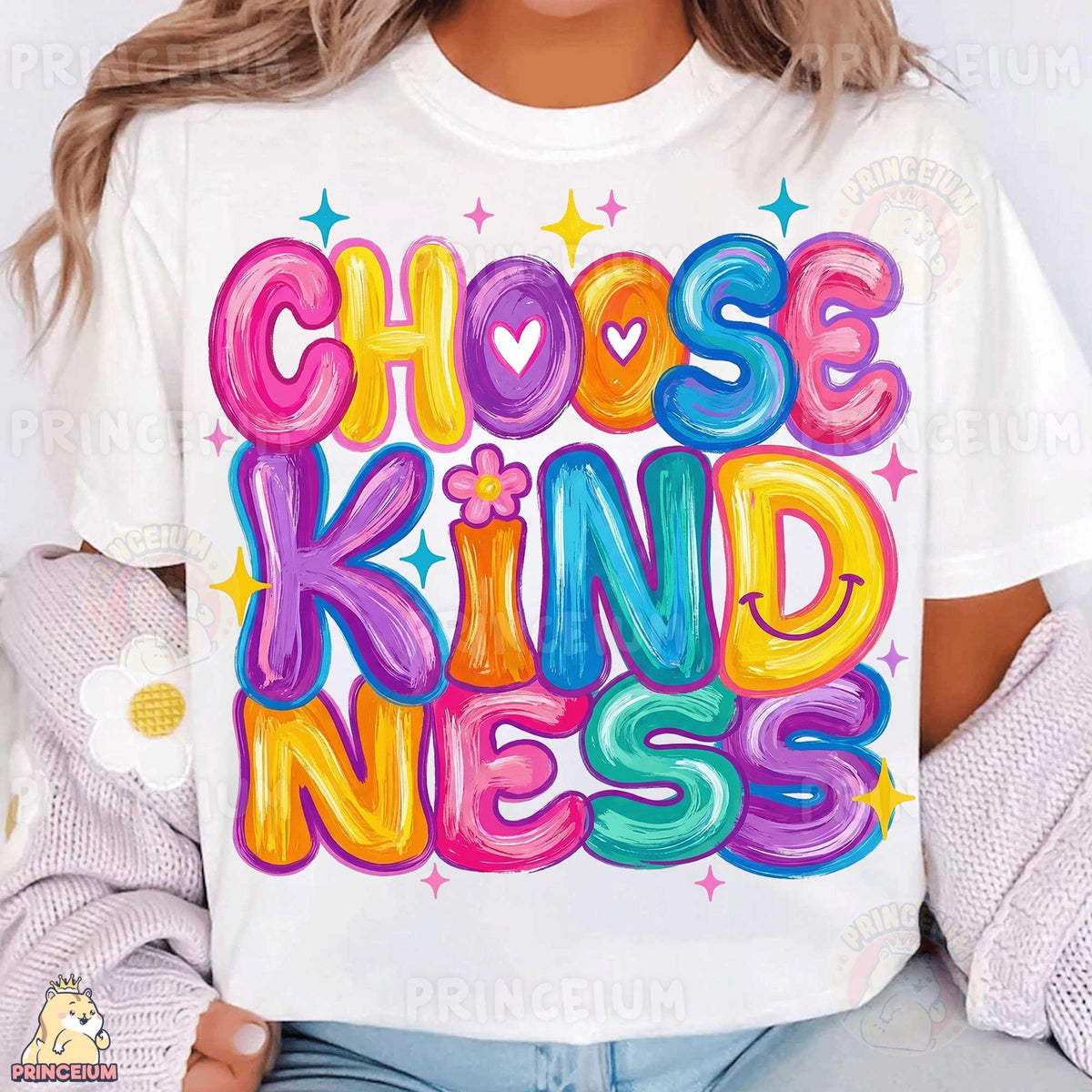 Choose Kindness Bubble Letters