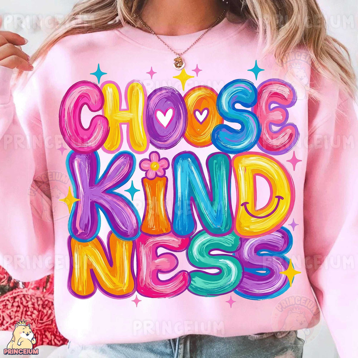 Choose Kindness Bubble Letters