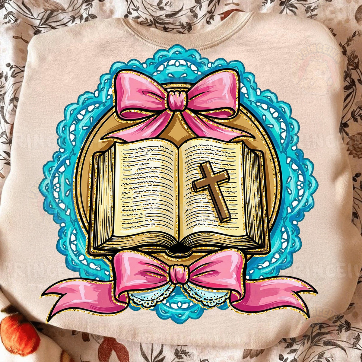 Coquette Bible and Cross