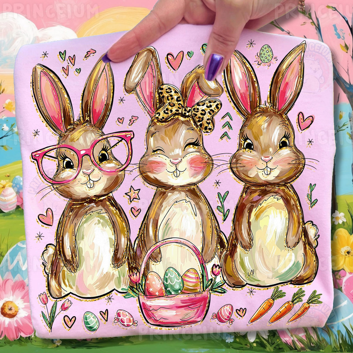 Easter Bunny Trio