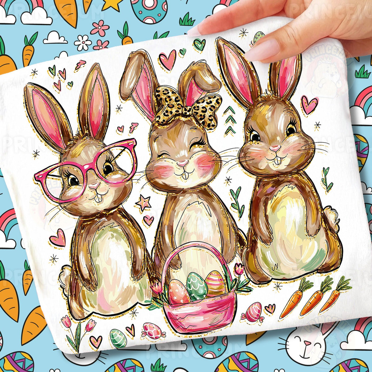 Easter Bunny Trio