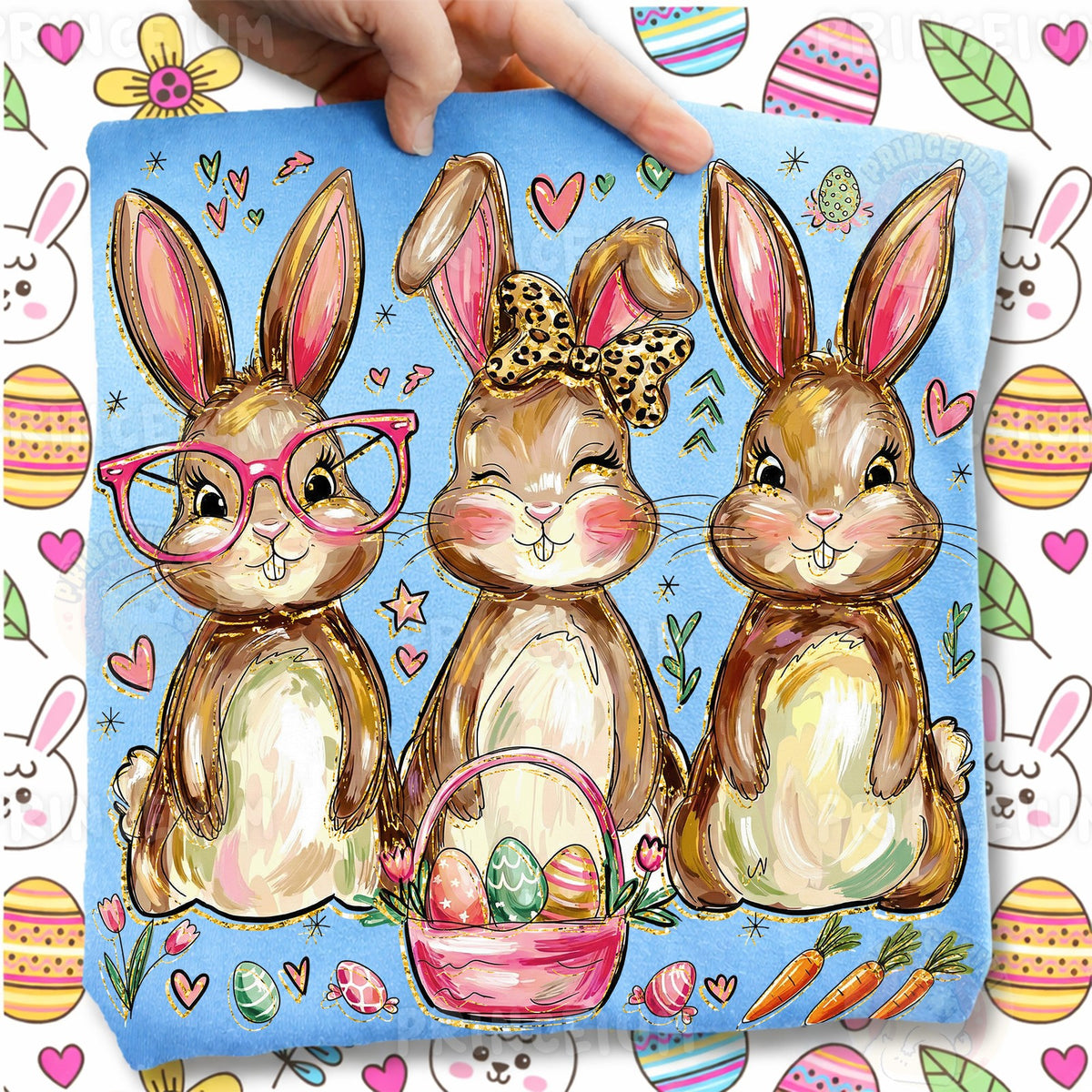 Easter Bunny Trio