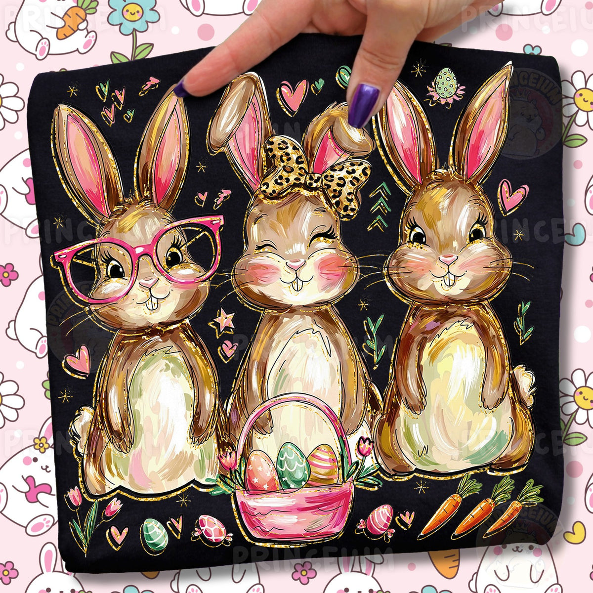 Easter Bunny Trio