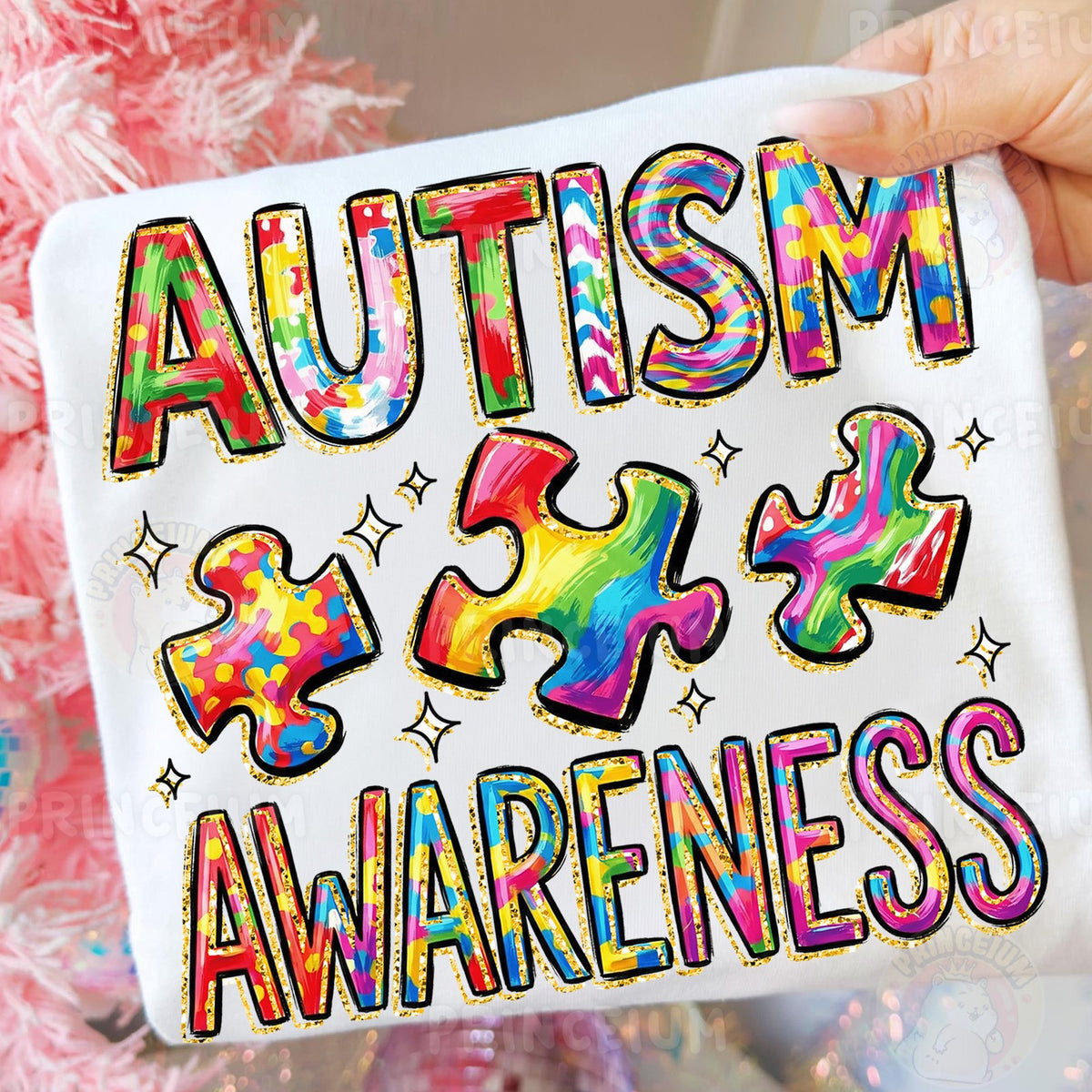 Autism Awareness Puzzle Pieces