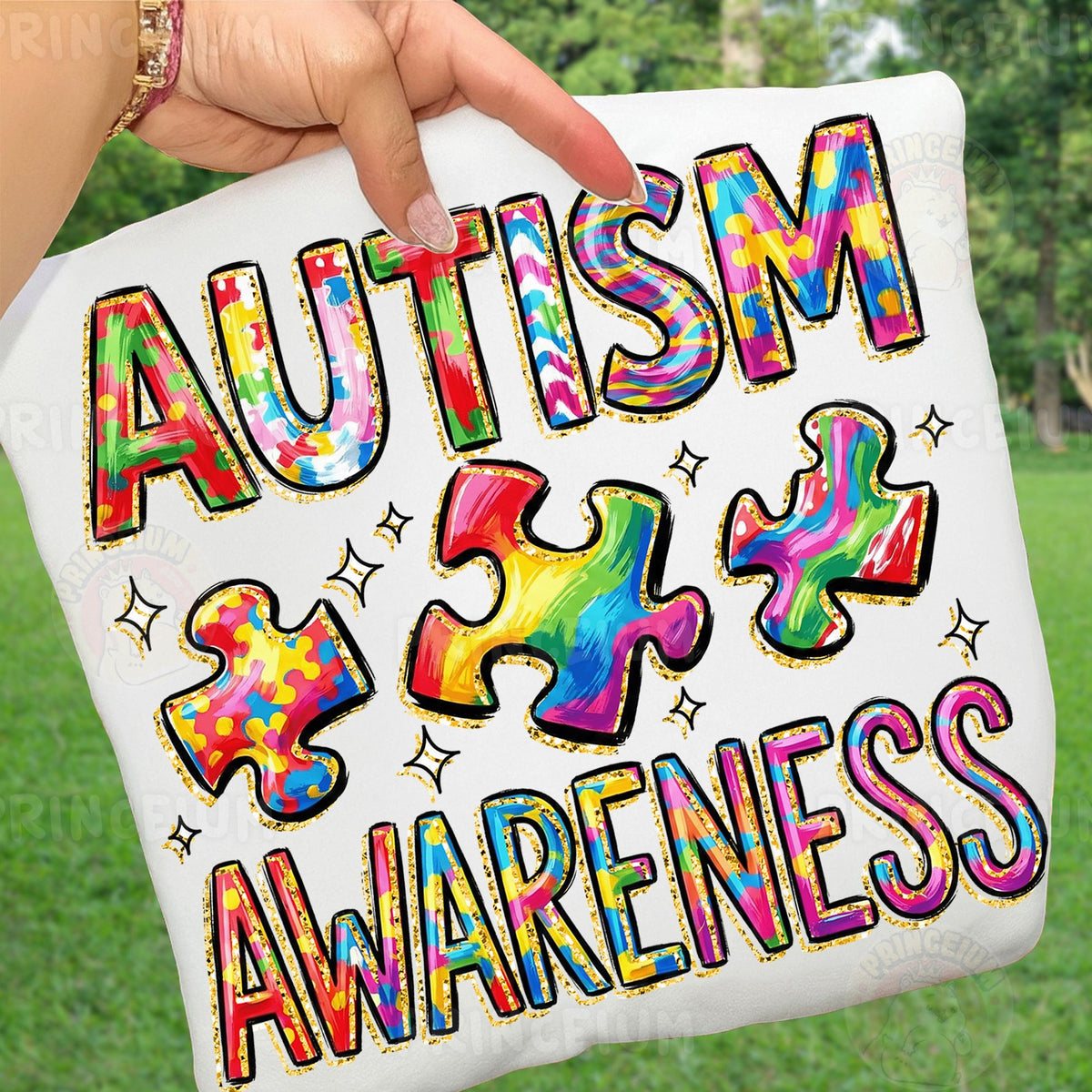 Autism Awareness Puzzle Pieces