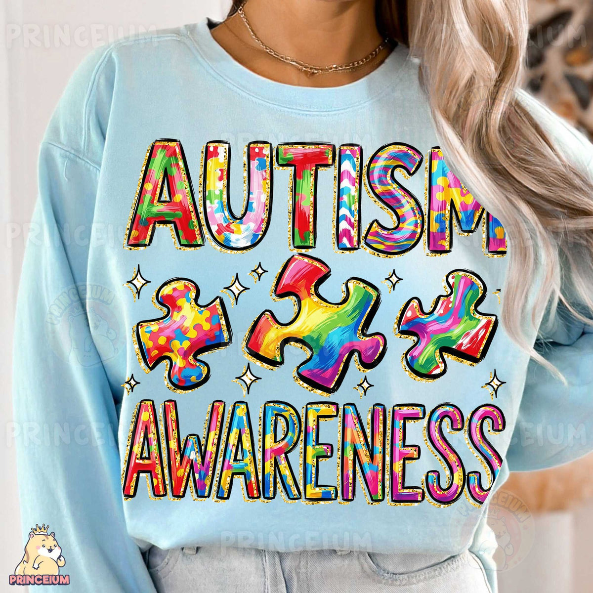 Autism Awareness Puzzle Pieces