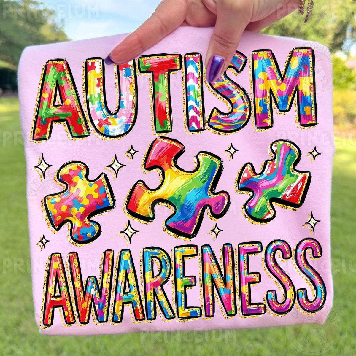 Autism Awareness Puzzle Pieces