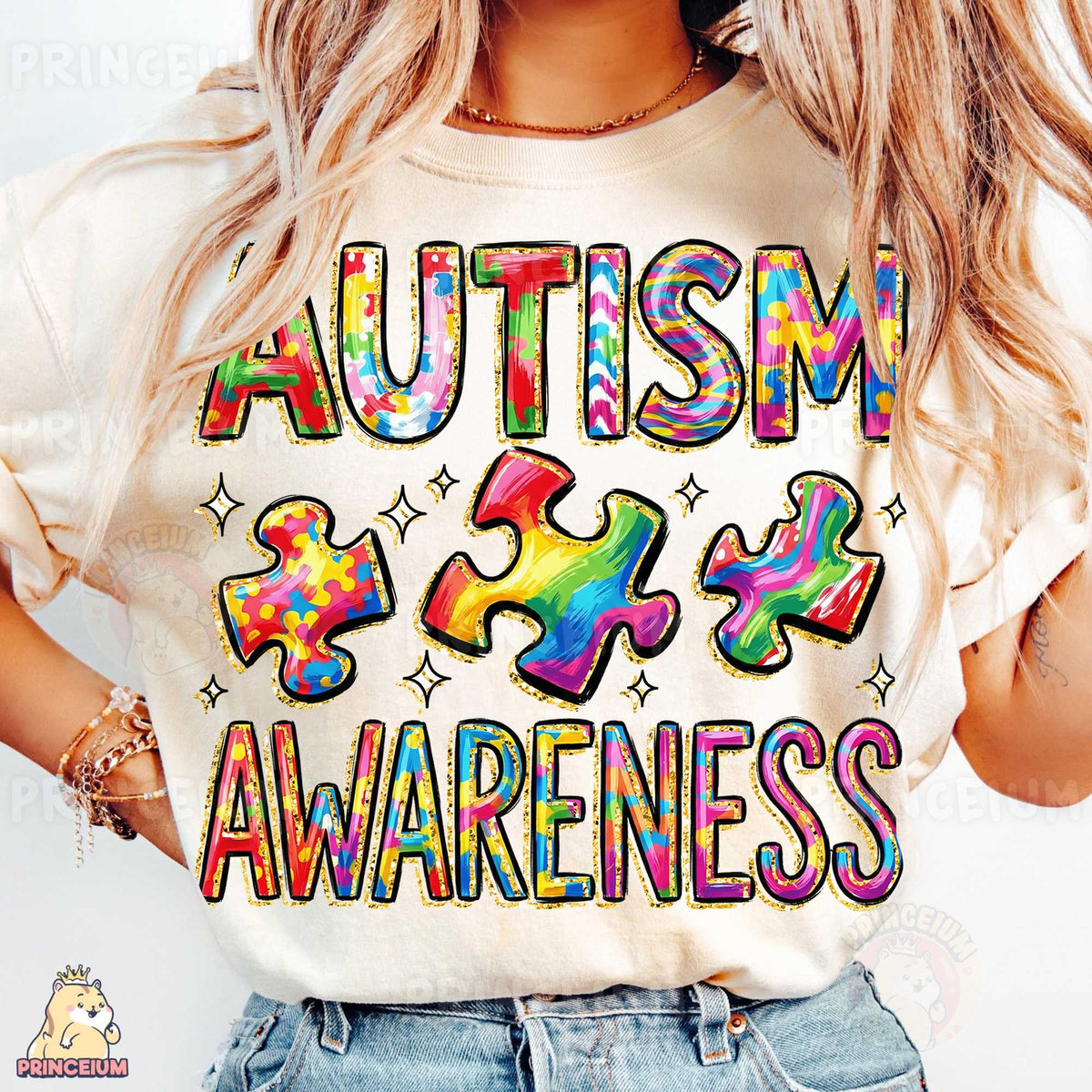 Autism Awareness Puzzle Pieces