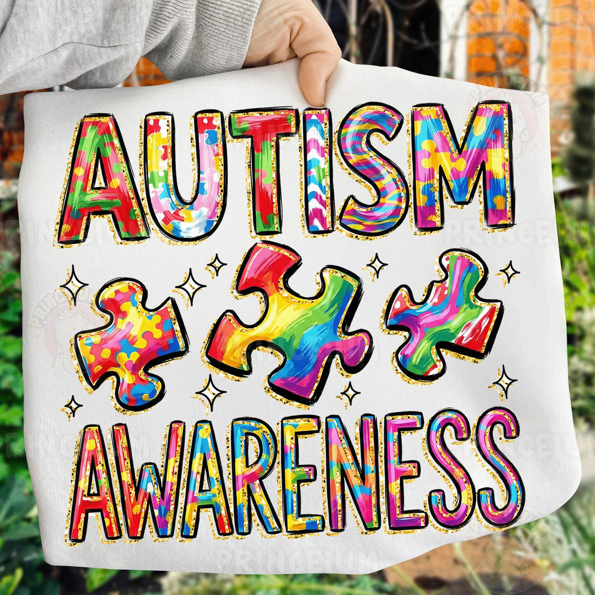Autism Awareness Puzzle Pieces