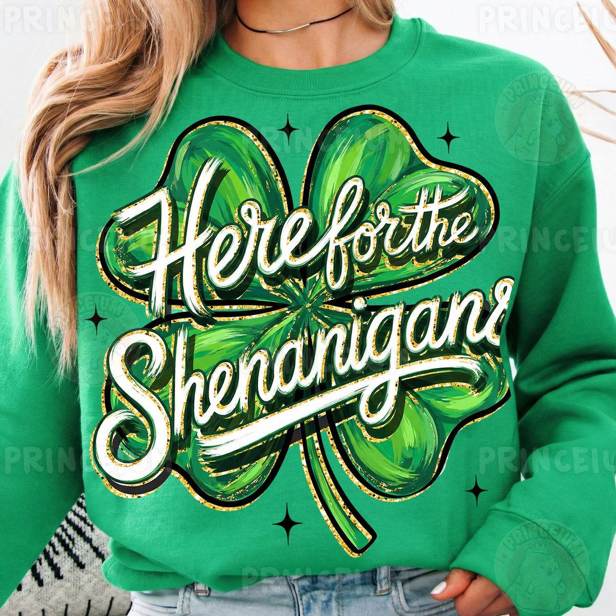 Here For The Shenanigans Shamrock