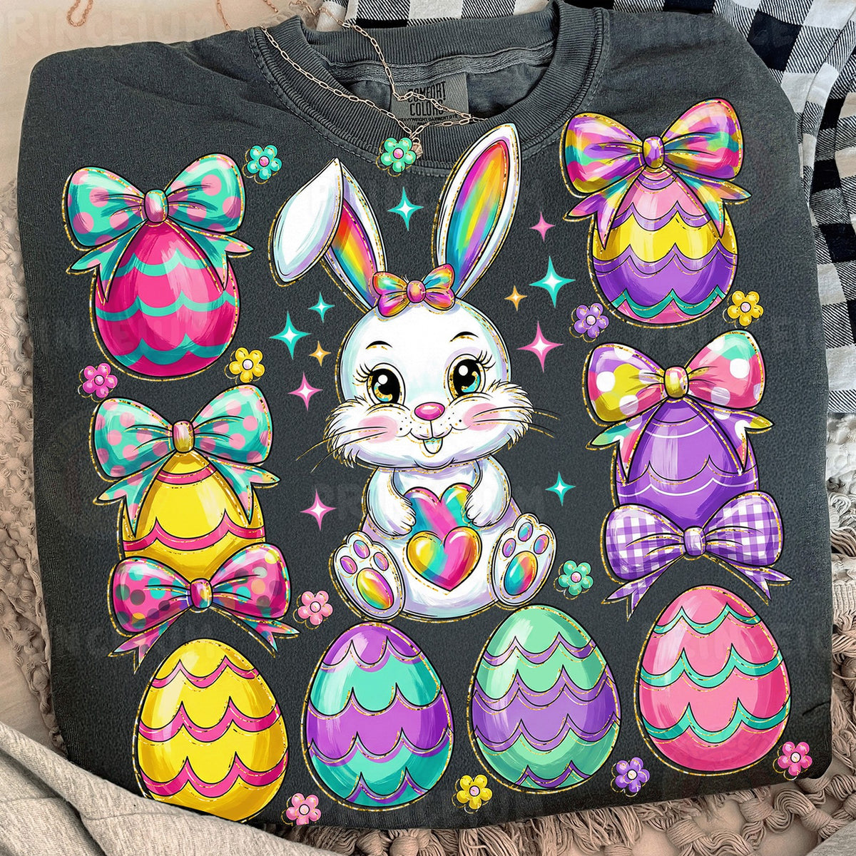 Rainbow Bunny Easter Eggs