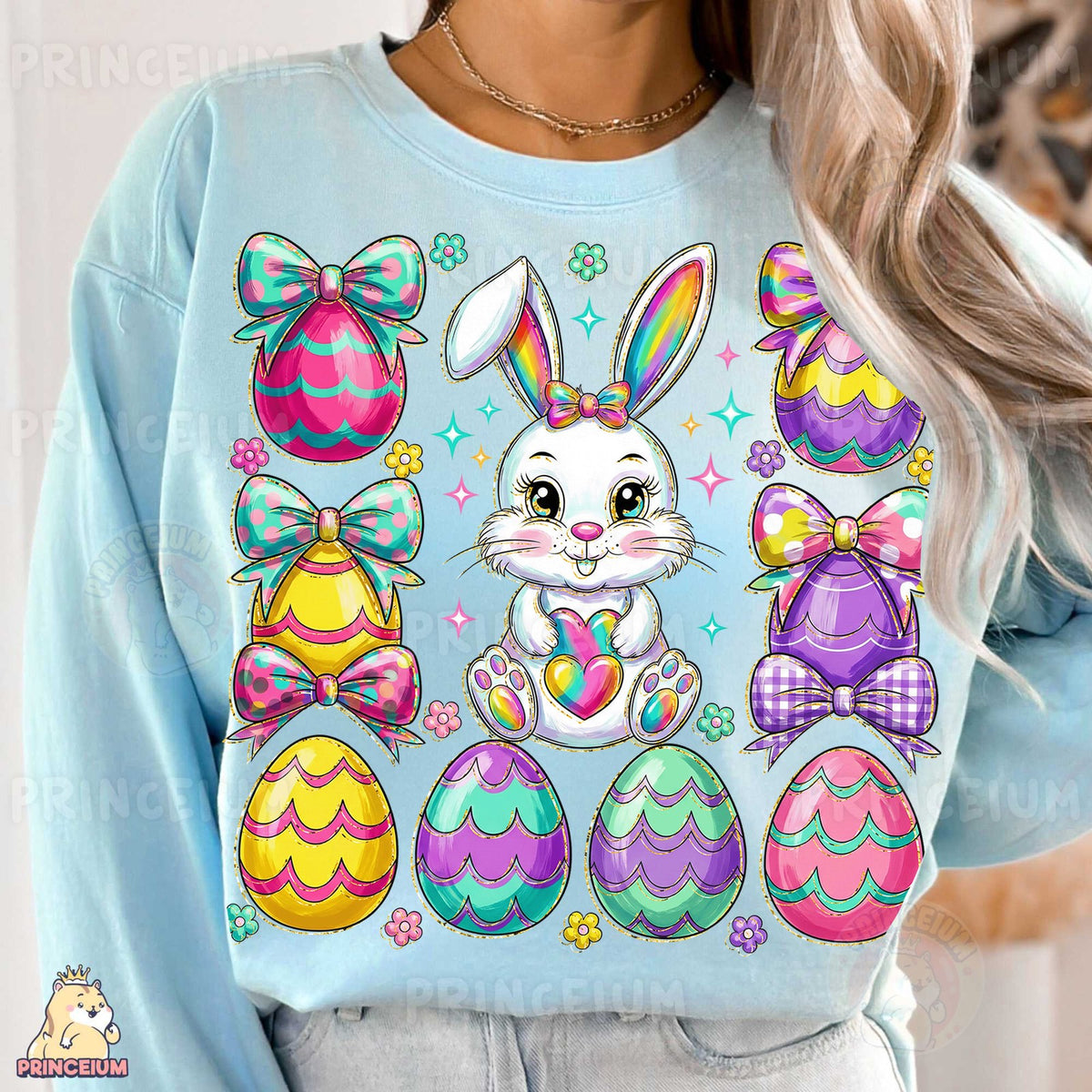 Rainbow Bunny Easter Eggs