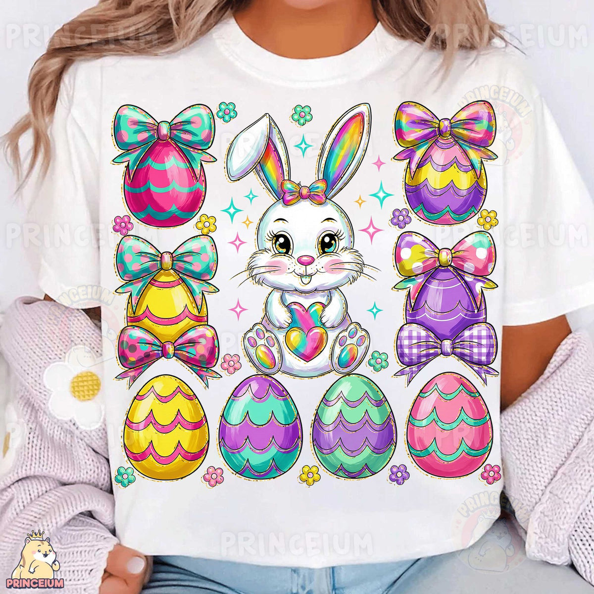 Rainbow Bunny Easter Eggs