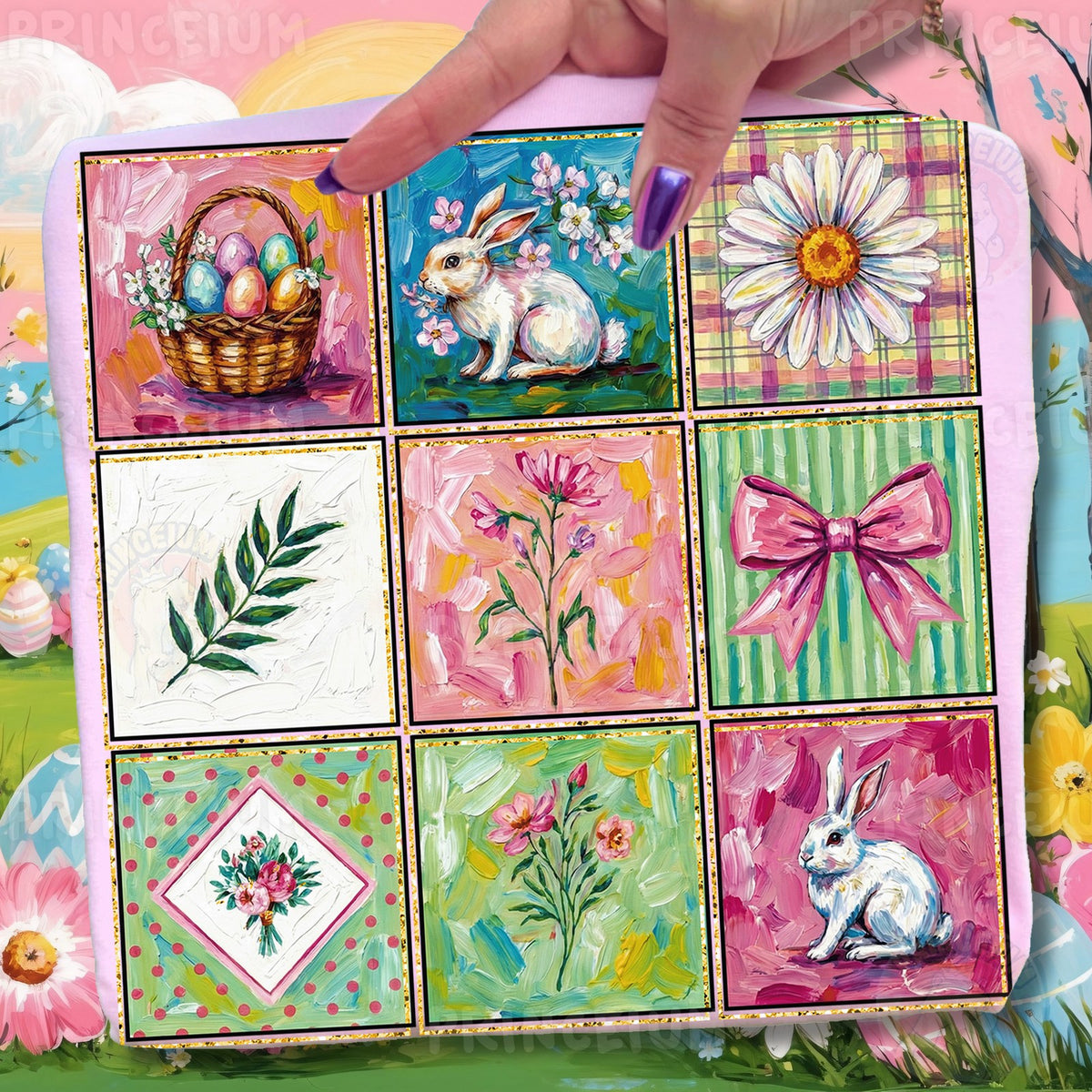 Easter Bunny Patchwork Quilt