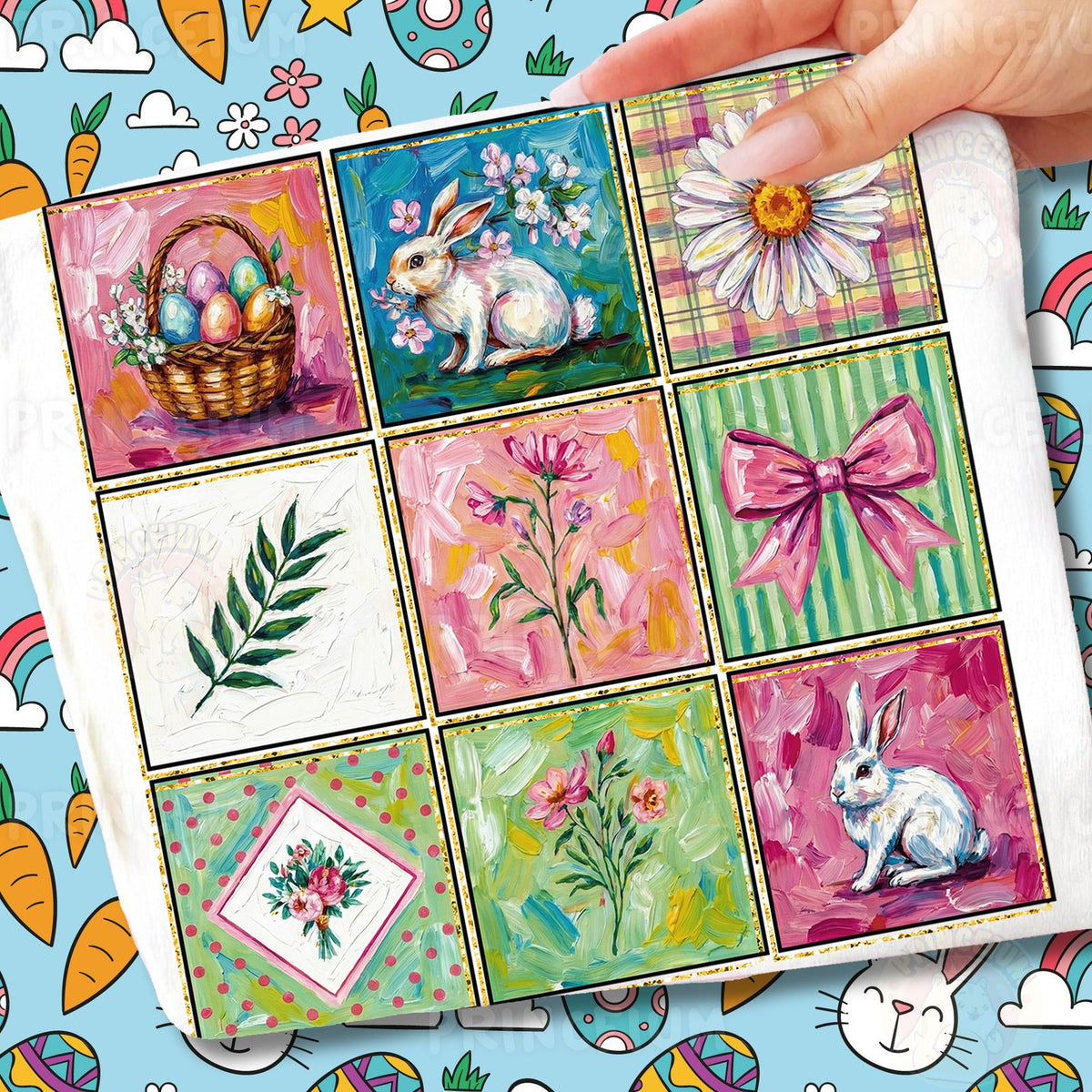 Easter Bunny Patchwork Quilt