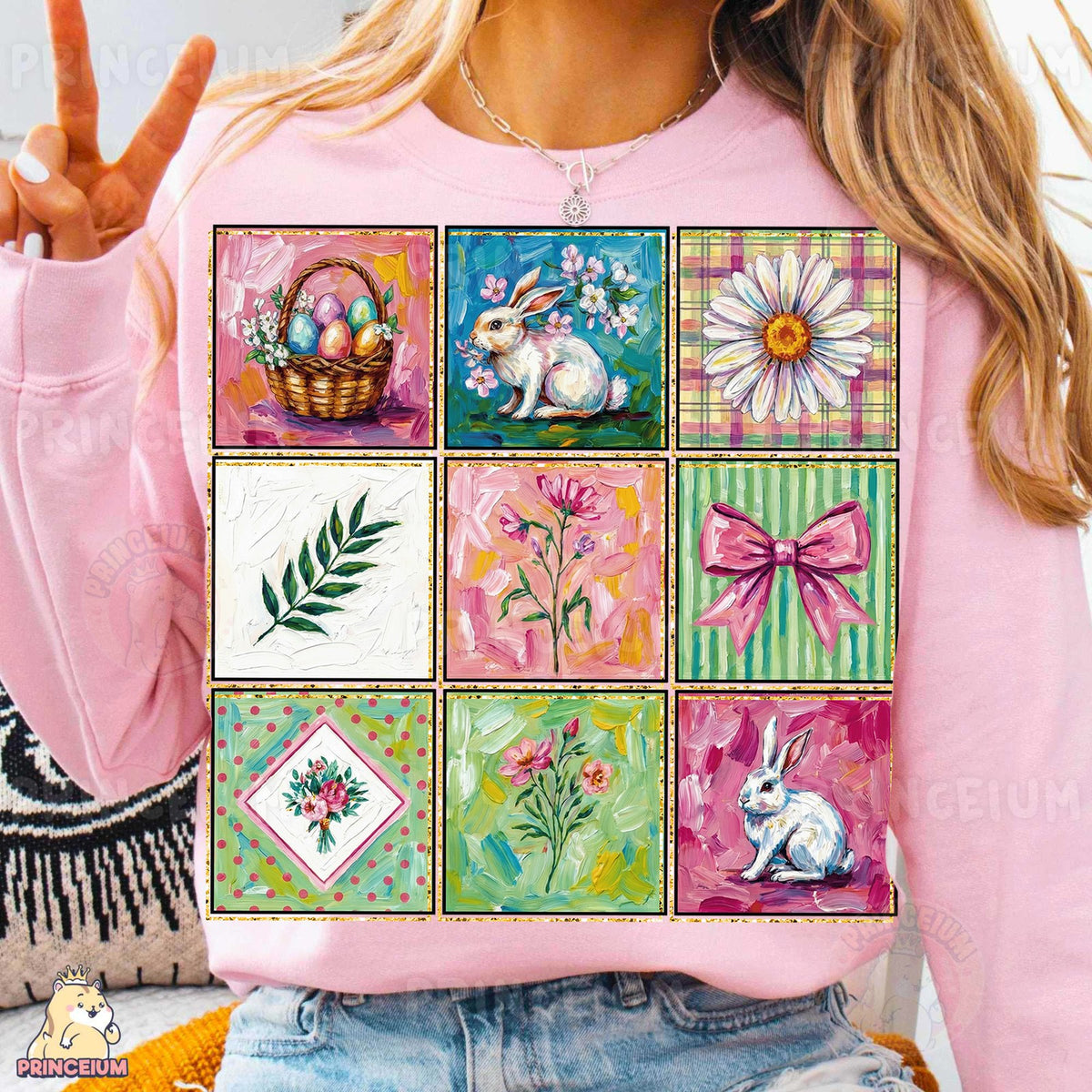 Easter Bunny Patchwork Quilt