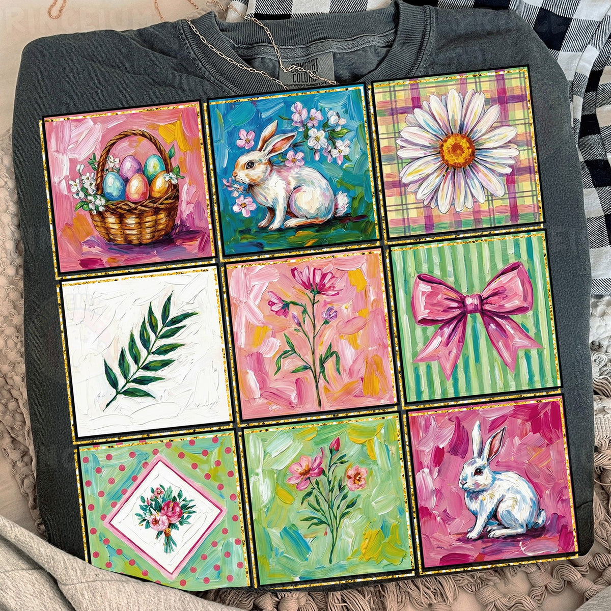 Easter Bunny Patchwork Quilt