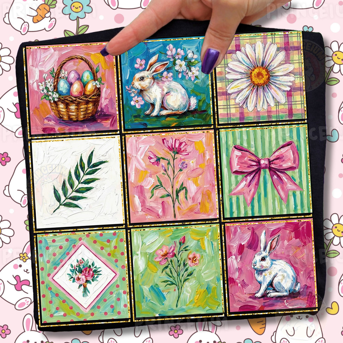 Easter Bunny Patchwork Quilt