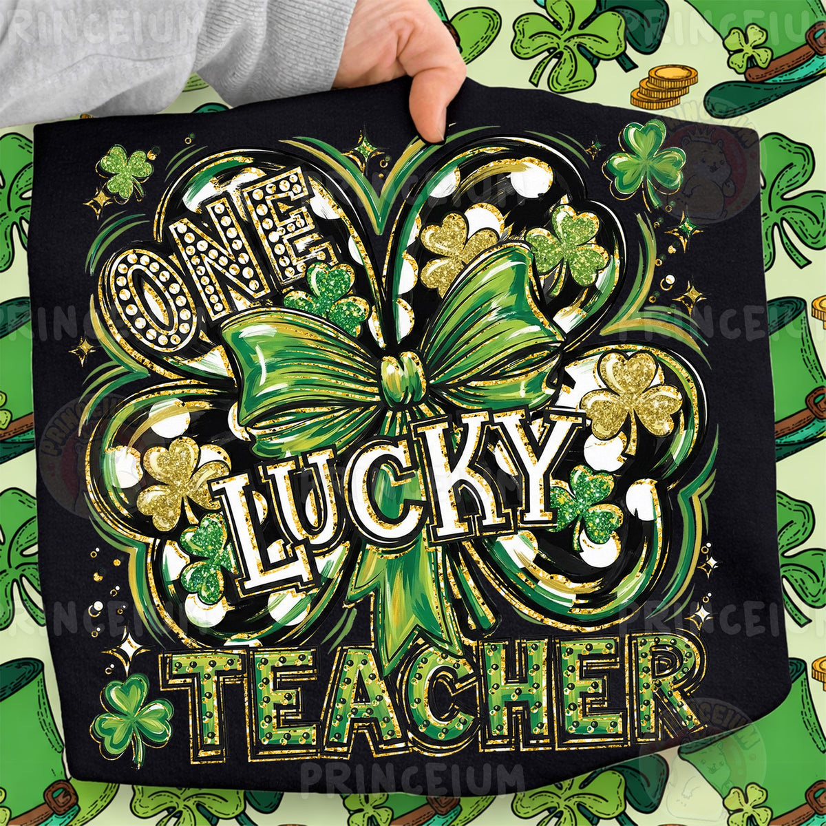 One Lucky Teacher Shamrock