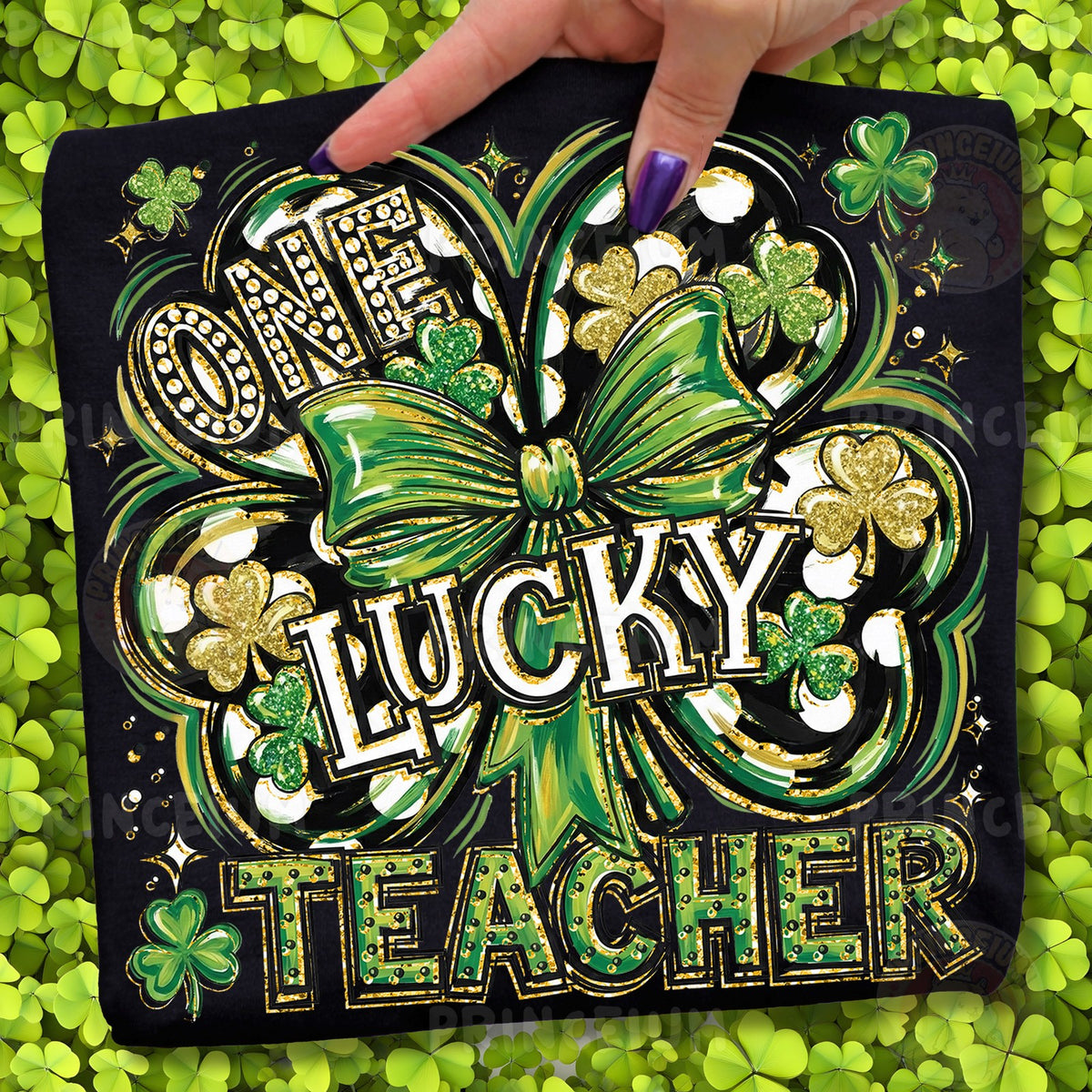One Lucky Teacher Shamrock
