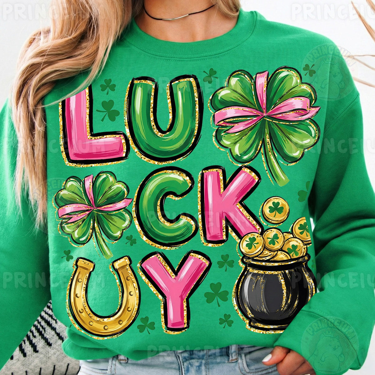 Lucky Shamrock Pot of Gold