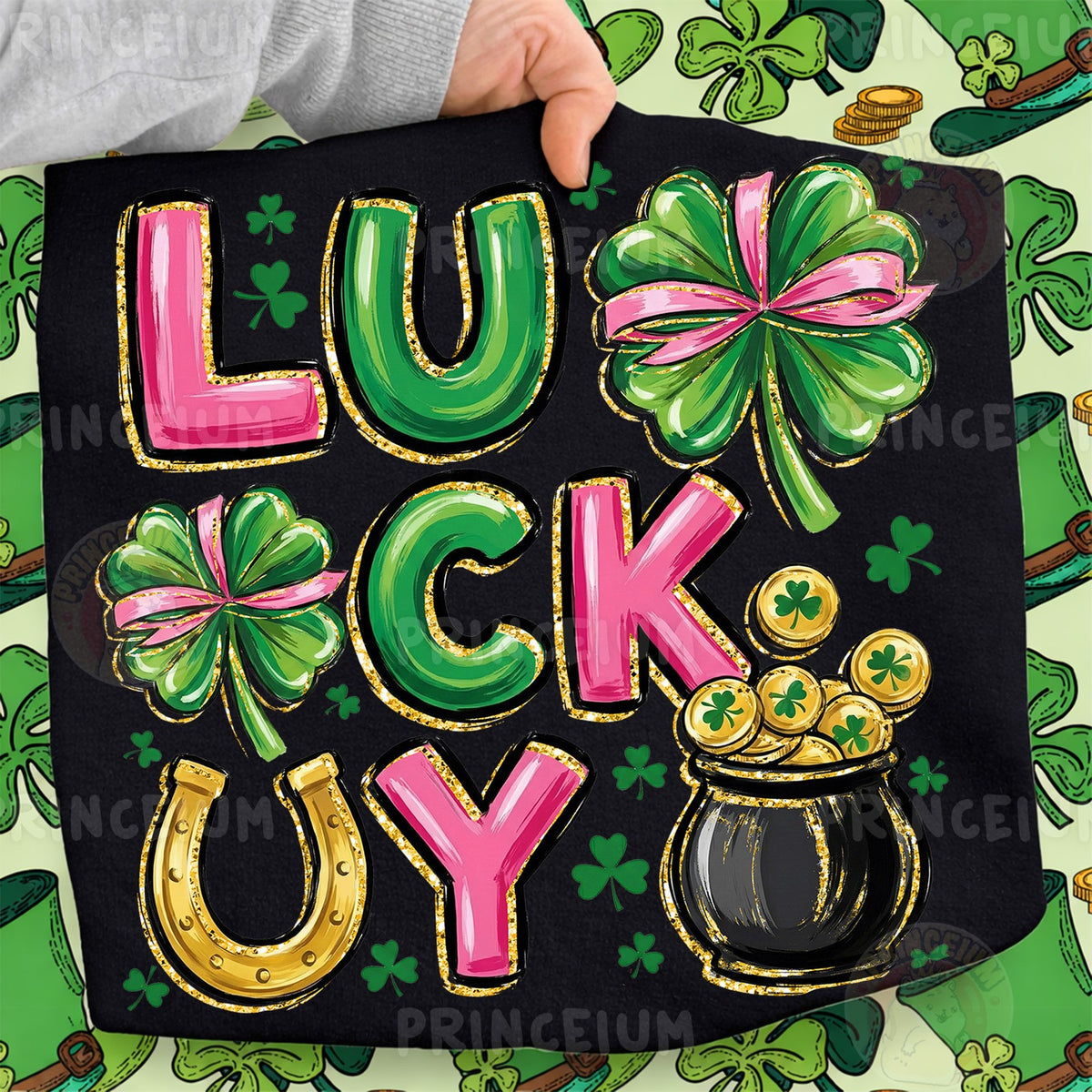 Lucky Shamrock Pot of Gold