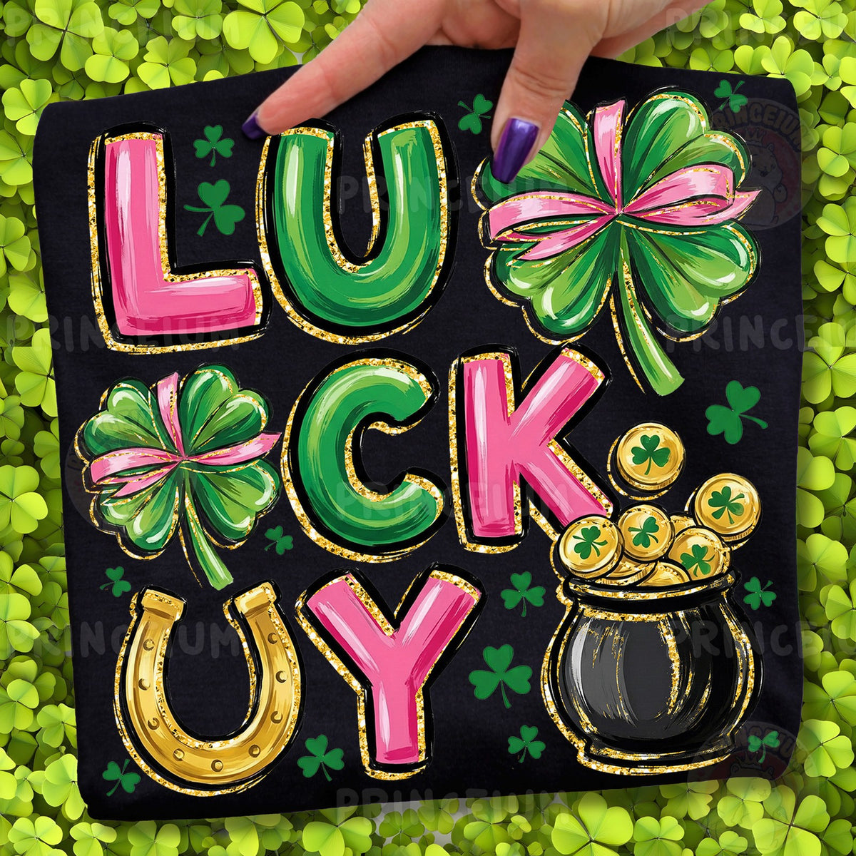 Lucky Shamrock Pot of Gold
