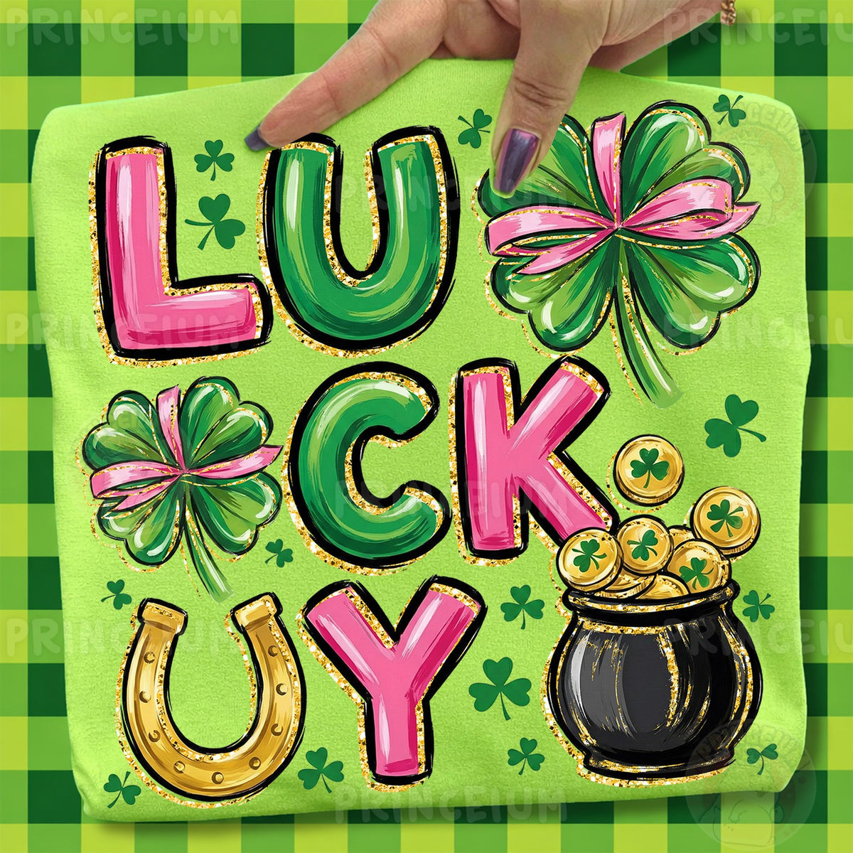 Lucky Shamrock Pot of Gold