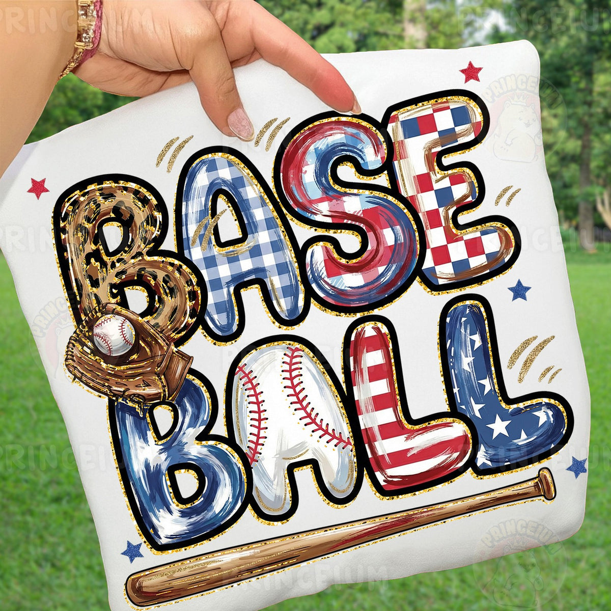 Patriotic Baseball Americana