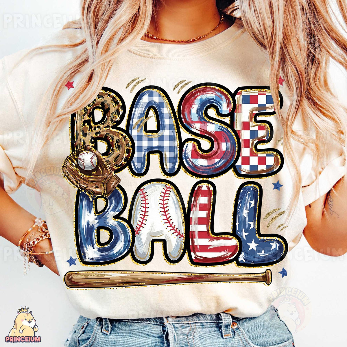 Patriotic Baseball Americana