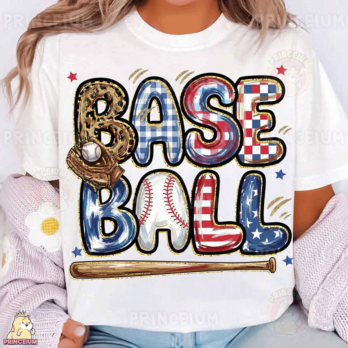 Patriotic Baseball Americana