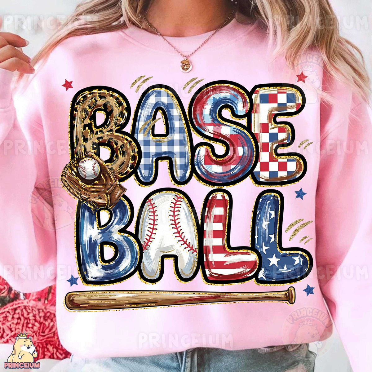 Patriotic Baseball Americana