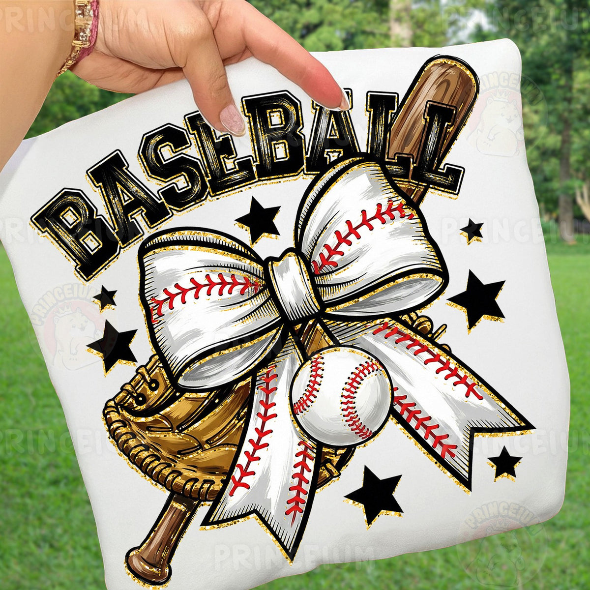 Coquette Baseball Bow