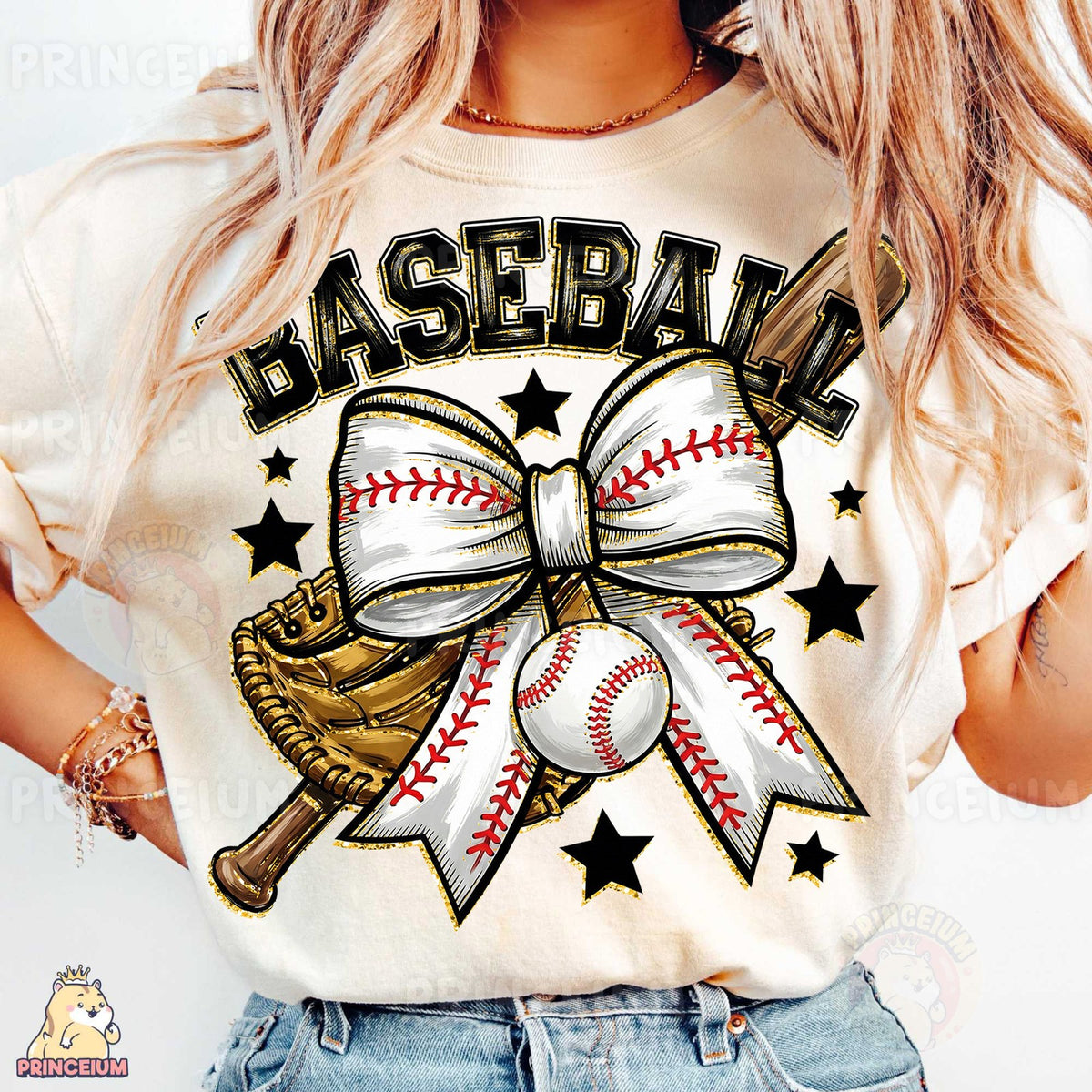 Coquette Baseball Bow