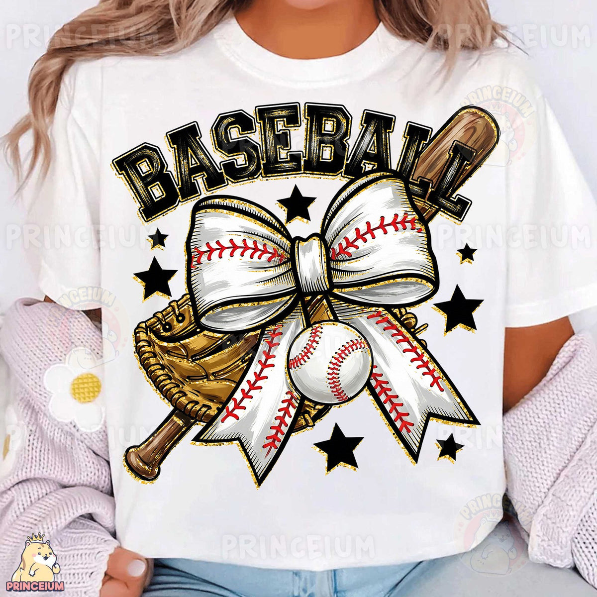Coquette Baseball Bow