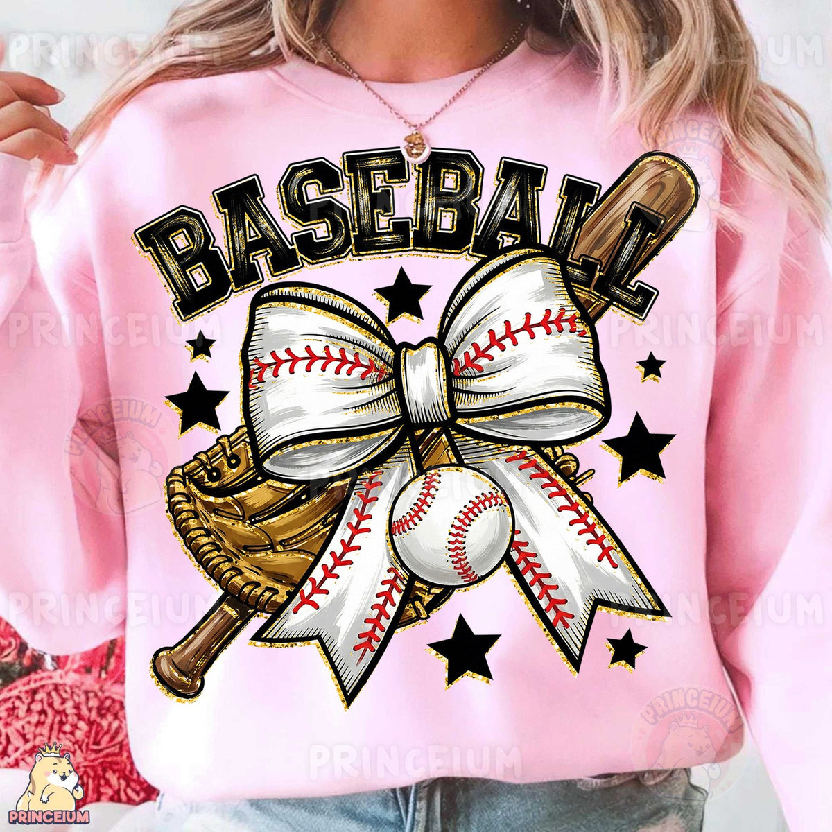 Coquette Baseball Bow