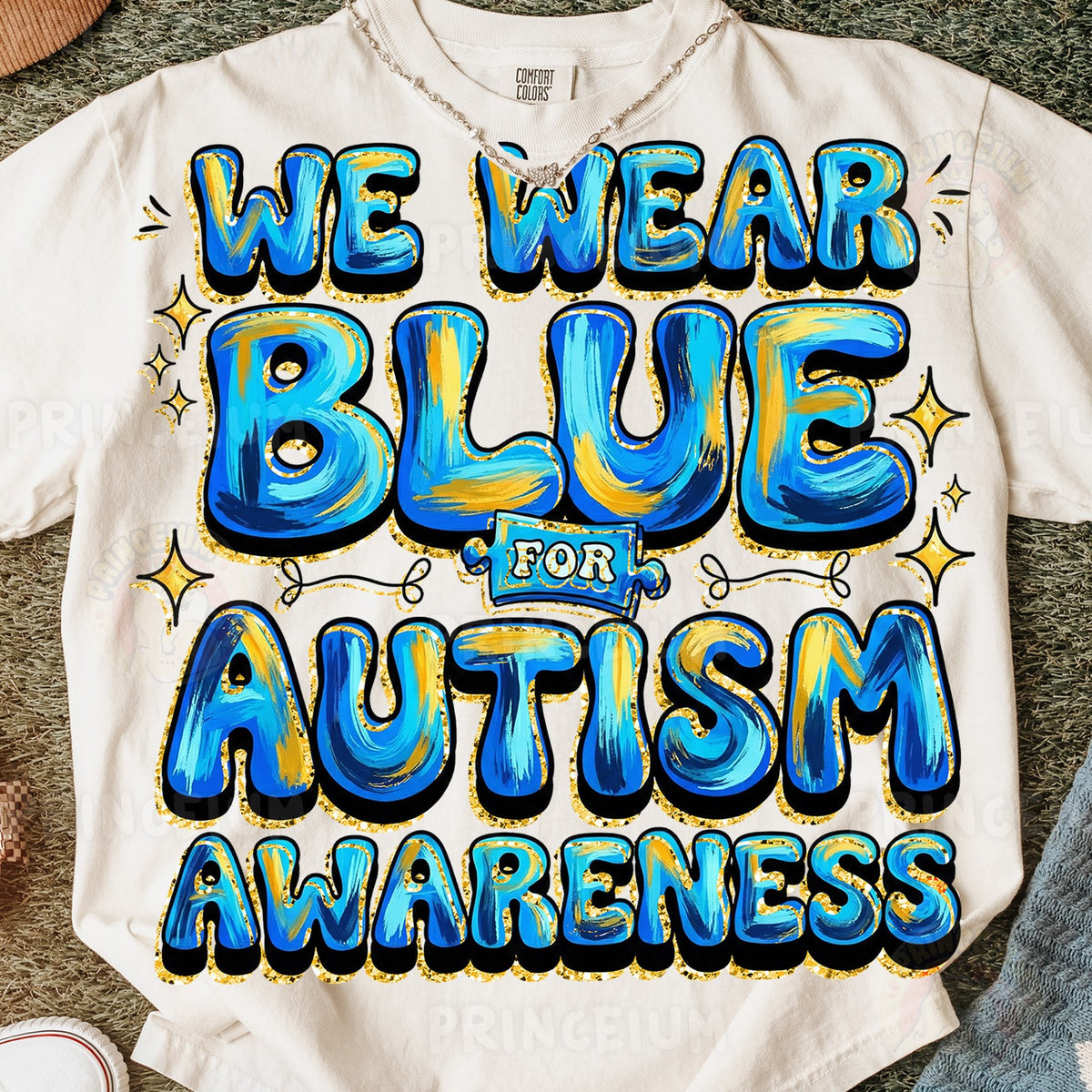 We Wear Blue for Autism Awareness