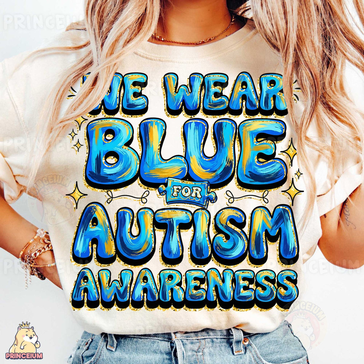 We Wear Blue for Autism Awareness