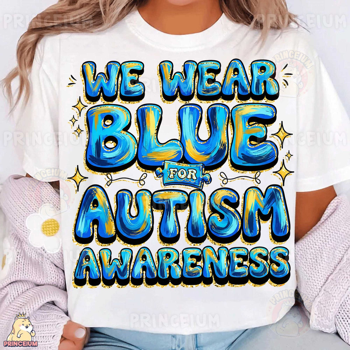 We Wear Blue for Autism Awareness