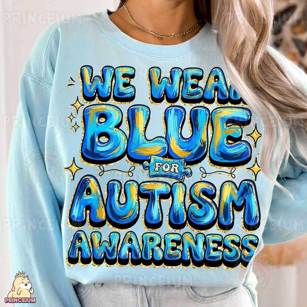 We Wear Blue for Autism Awareness