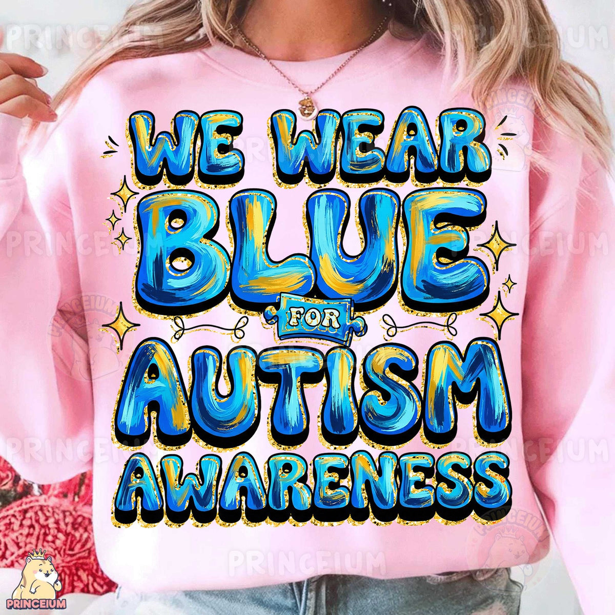 We Wear Blue for Autism Awareness