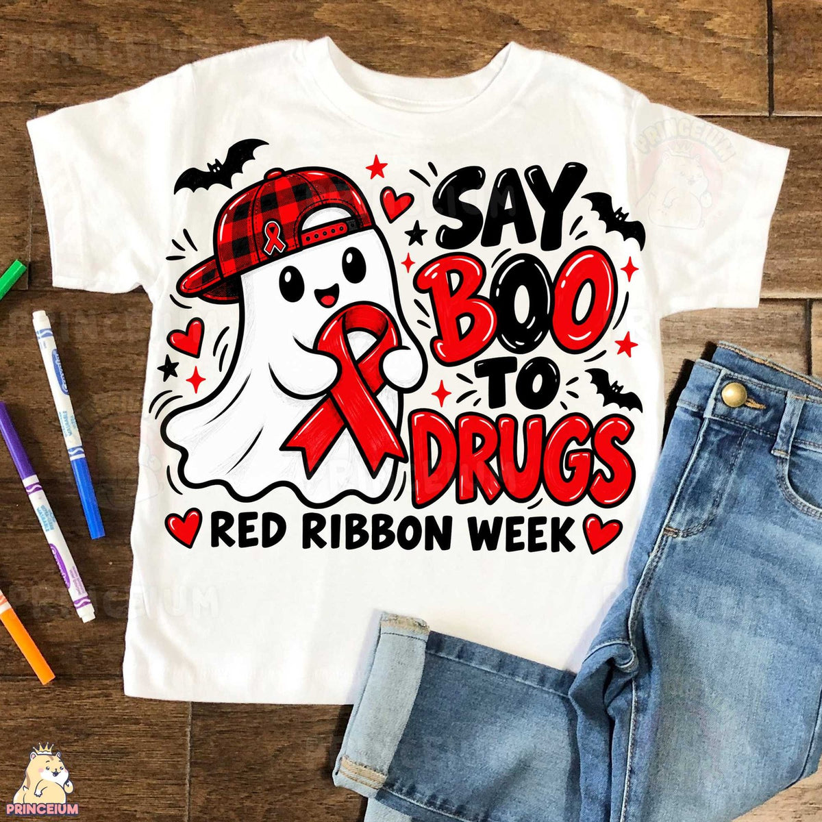 Say Boo to Drugs Ghost – Boy & Girl Set